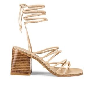 RAYE from REVOLVE Cross Sandal in Nude
